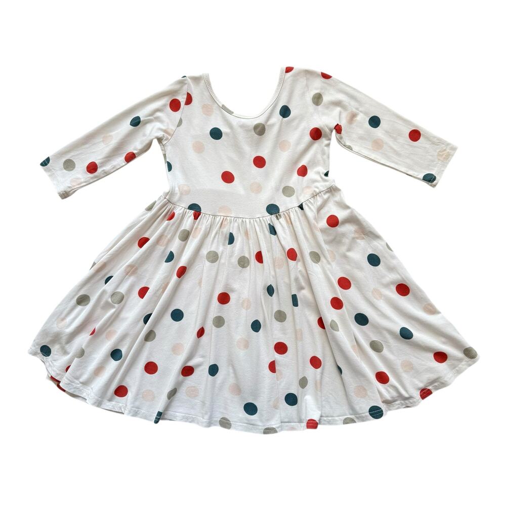 Vivie And Ash Holiday Polka Dot Twirl Dress Size 6